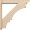 Ekena Millwork 5 1/2-in W x 30-in D x 30-in H Balboa Slat Rough Cedar Woodgrain TimberThane Outlooker, Primed Tan OUTUR055X30X30BOA24RCPR - alternate 6
